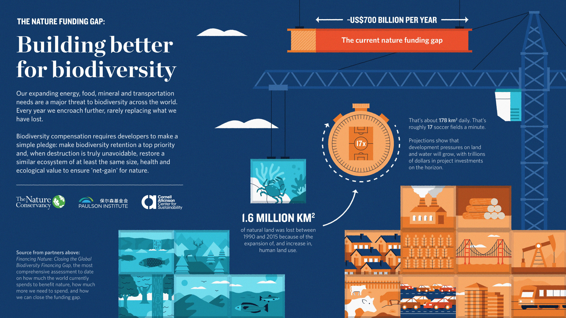 Thumbnail of a blue and orange infographic with lots of illustrations and text.