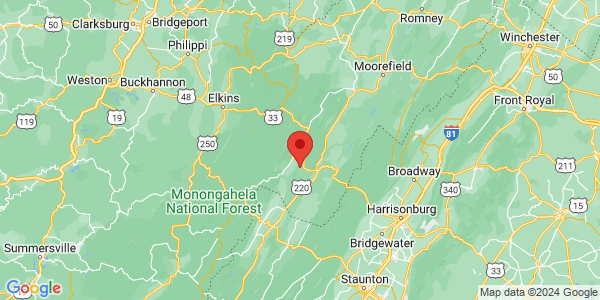 Map with marker: This mountain is one of the driest in the East. 